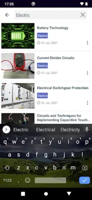 Electrical Engineering android App screenshot 2